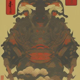  brand logo, Ukiyo-e japanese art