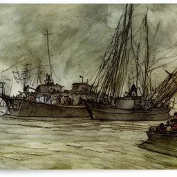 Russian invasion of Ukraine Mariupol by Arthur Rackham