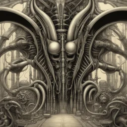 While H.R. Giger's biomechanical art is well-known for its dark and surreal aesthetic in the realm of science fiction and horror, it has also influenced other genres including anime. Anime creators have drawn inspiration from Giger's intricate biomechanical designs to create visually stunning and thought-provoking works that blend human and machine elements in unique ways. Some anime series and films that have been influenced by Giger's biomechanical style include: 1. "Neon Genesis Evangelion"