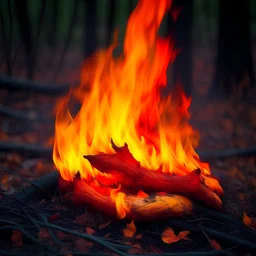 I can smell the colors of the fire without hearing the heat