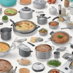 AI cooking and mixing different things