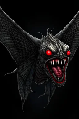 Moth / shark hybrid demon