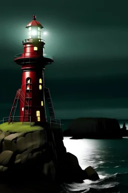 iron man as a lighthouse