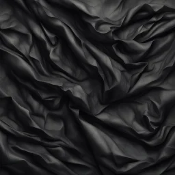 Hyper Realistic Black-Wrinkled-Paper