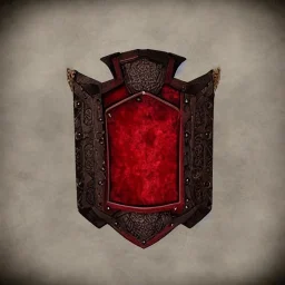 escudo de armas rojo antiguo vampiras