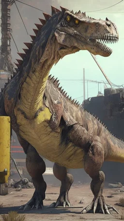 dinosaur in fallout 4 setting