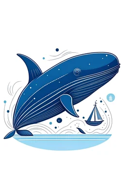 A whale symbolizes a social networking site that expresses life and freedom