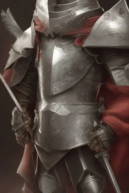 knight, magic armor, 3d character, concept art, cinematic