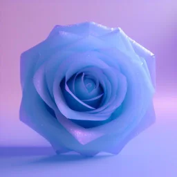 transparent multicolor crystal rose realistic, unreal engine 5, cinema4d, octane render, hyperphotorealistic