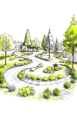 Landscape park sketch plan