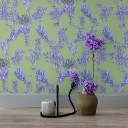 eucalyptus and lavender for wallpaper by PIERRE JOSEPH REDOUTÉ