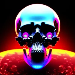 cyberpunk style ink ball skull picture in detailed tecnomancer frame, big black eyes, unreal engine 5, 8k resolution, photorealistic, ultra detailed, frame extreme sharp, accurate