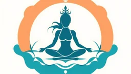 A logo for a yoga meditation workshop.