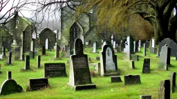 church graveyard