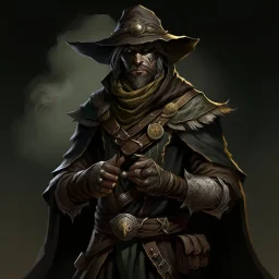 fantasy wild west bandit earth mage grimdark realistic