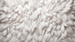 an event backdrop full of white feathers