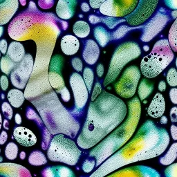 stunning stained-glass of abstract watercolor splats marbled pattern, highly detailed, silver foil, mottled, viscous and amorphous texture, 8k, no blur, f22