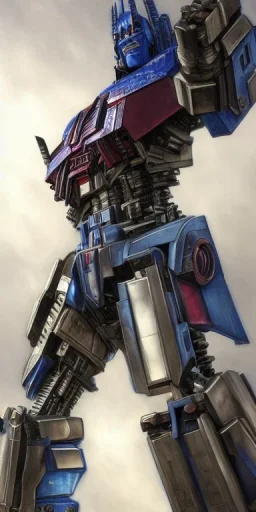 Insanely detailed portrait character of optimus prime :: perfect proportions :: flawless perfect hands :: by Artgerm, Greg Olsen, Pixar, WLOP :: hyperrealistic, hyper detailed, photorealistic :: a masterpiece, incredible composition, amazing depth, imposing, meticulously composed, 8k :: unreal engine :: Mappa studios :: detailed matte painting, deep color, fantastical, intricate detail, splash screen, complementary colors, fantasy concept art, 8k resolution trending on Artstation Unreal Engine