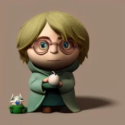 clean art of harry potter, soft lighting, soft pastel gradients, high definition, 3d icon clay render, blender 3d by Alexander Jansson