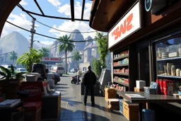 gta. inside of sworld shop location background
