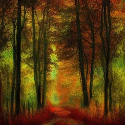 landscape art Forest