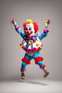 Clown funny dance