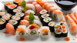 The image for the article displays a captivating shot of a beautifully arranged sushi dish ready for serving. Sushi is presented in an array of vibrant colors and appealing ingredients such as rice, fish, and vegetables, making it a picture that reflects the beauty and deliciousness of this Japanese dish.