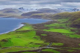 scotland in the style of r/earthporn