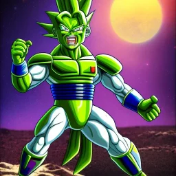 Martian man hunter in dragon ball z style