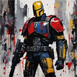 [Jean-Paul Riopelle] judge Dredd is a super hero