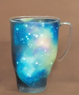 Cup filled with cosmic jelly