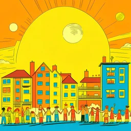 people living in sun