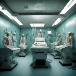 A horror-style operating room