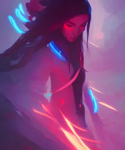 arcane style character magic digital painting bioluminance Alena Aenami Artworks in 4K design by Lois van baarle by Sung Choi by John Kirby artgerm and greg rutkowski and magali villeneuve Mage Fighter Assassin