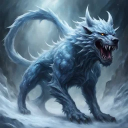 frost hellhound out of the abyss monstrous