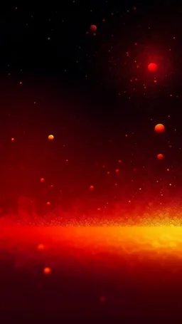 A planets with a background of Fire Brick color low glitter abstract gradient space defocus texture; free space; horizontal banner with smooth dark edges and copy spase for text “SAMARRAI