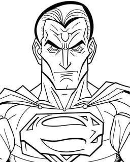 superman coloring page