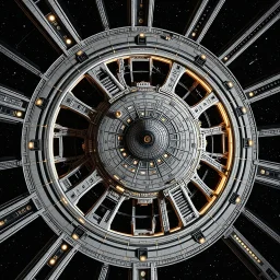 A starship designed by M. C. Escher and Sarah Winchester.