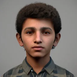 12 year old arabic boy with curly hair