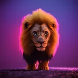 DJ lion, unreal 5, octane render, cinema4d, redshift render, hyper realistic, cenematic, vibrancy, synthwave, retouch, centered, dynamic lighting, dramatic lighting, 4k, highly detailed, attractive beautiful, realistic, epic composition, holographic,