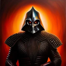 Ultra detailed fullbody Portrait in oil on canvas of Sinister Strange Villain with armor,intense stare,extremely detailed digital painting, extremely detailed face,crystal clear Big eyes, mystical colors ,perfectly centered image, perfect composition, rim light, beautiful lighting,masterpiece,8k, stunning scene, raytracing, anatomically correct, in the style of robert e howard and Ken Kelley and Ohrai Noriyoshi and Simon Bisley and tomzj1