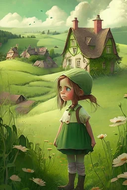 Once upon a time, in a small village nestled between rolling hills and lush green fields, there lived a curious teeneage girl named Lily. She was an imaginative child with an insatiable desire for adventure.