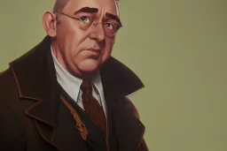 Portrait of C.S. Lewis by Jake Bartok