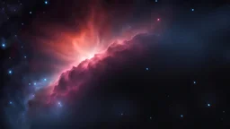 Photo realistic nebula and stars