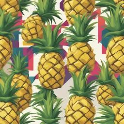 Abstract pineapple concept