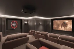 a dedicated home cinema room