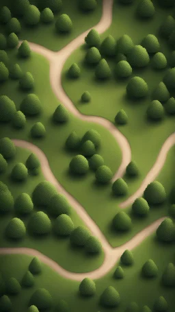 background, top down landscape