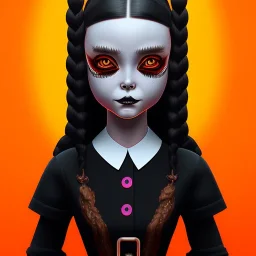 Wednesday addams art by artstation