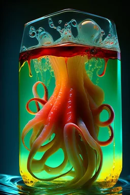 jello-o octopus; magic realism