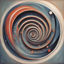 Spirgal in AQUAting post modernism art style